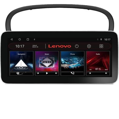 Navigatie Peugeot 607 Lenovo PRO 8+256 12.3 inch qled android 4G DSP gps internet  Kit-607