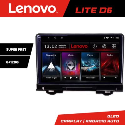 Navigatie Honda HR-V 2022- Lenovo QLED Octa core 6+128 DSP Wifi 5Ghz Android radio gps internet kit-hr-v2022+LITE-10-6+128