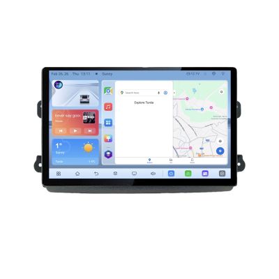 Navigatie Fiat Ducato 2021- Qled 1K Octa Core 4+64 LTE 4G DSP Wifi 5Ghz android auto carplay radio gps internet KIT-ducato2024+EDT-E413V3
