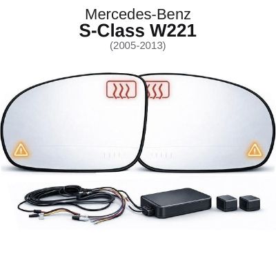 Senzor unghi mort Mercedes Benz S-Class W221 2005-2013 — oglindă dedicată