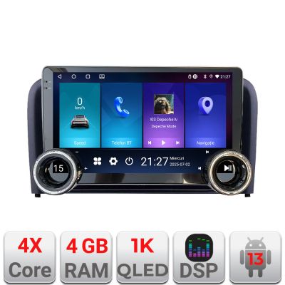 Navigatie Volvo S80 2004-2006 Kit-S80 Edotec  4+64 10.5 inch Incell 1K android Wifi 5Ghz gps internet  Co