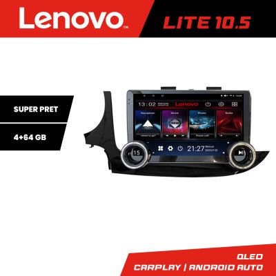 Navigatie Opel Mokka 2016- Kit-MOKKA2 Lenovo  8 core 4+64 10.5 inch Incell 1K android Wifi 5Ghz gps internet  Co