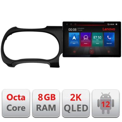 Navigatie Hyundai I10 2020 N-I10 ecran 13" 2K 8+128 Android Waze USB Navigatie 4G 360 Toslink Youtube Radio KIT