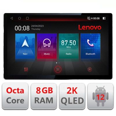 Navigatie Seat Ateca ecran 13" 2K 8+128 Android Waze USB Navigatie 4G 360 Toslink Youtube Radio KIT-ateca+EDT-E