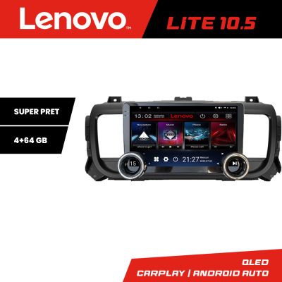 Navigatie Citroen Jumpy Toyota ace Peugeot Traveller Kit-jumpy16 Lenovo  8 core 4+64 10.5 inch Incell 1K android Wifi 5Ghz gps internet