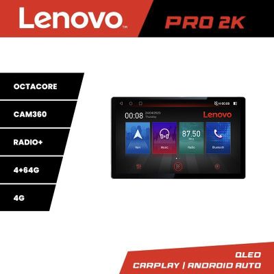 Navigatie universala 2 din 9 inch Lenovo PRO 4+64 13 inch 2K android 4G DSP gps internet  C