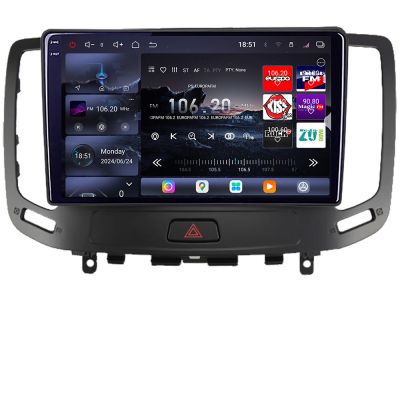Navigatie Infiniti G35 G37 2006-2013 Android radio gps internet 8 core QLED 2K 16+512GB 360 Edotec