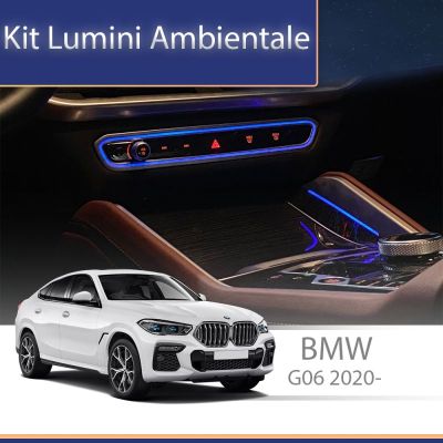 Lumini Ambientale NIGHTVIBE BMW X5 X6 X7 G05 G06 G07 trim pentru bord control telefon sau sistem original