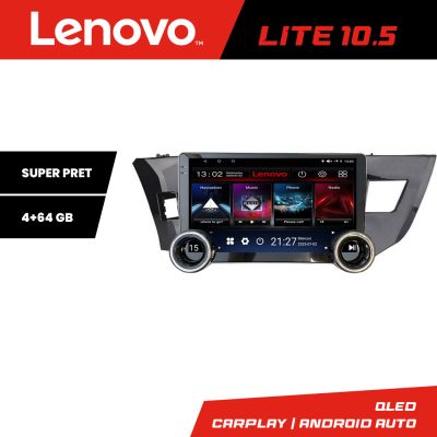 Navigatie Toyota Corolla 2013-2017 Kit-470 Lenovo  8 core 4+64 10.5 inch Incell 1K android Wifi 5Ghz gps internet