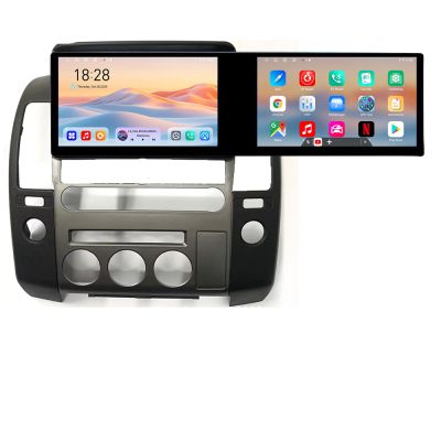 Navigatie dedicata Edonav Nissan Patfinder Navara Edotec 2 ecrane  8 core 4+128 21.6 inch Incell android Wifi 5Ghz gps internet  KIT-nav-oem