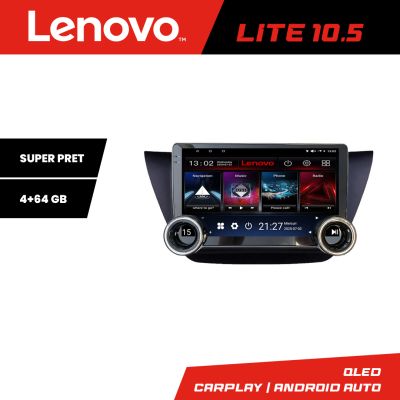 Navigatie Mitubishi Lancer 2001-2007 Kit-lancer07 Lenovo  8 core 4+64 10.5 inch Incell 1K android Wifi 5Ghz gps internet 32
