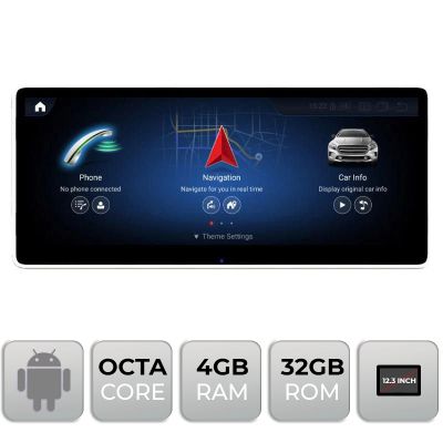 Navigatie Mercedes GLK X204 2012-2014 NTG4.5 ecran de 10.25" Android gps 4G 4+32 1920x720