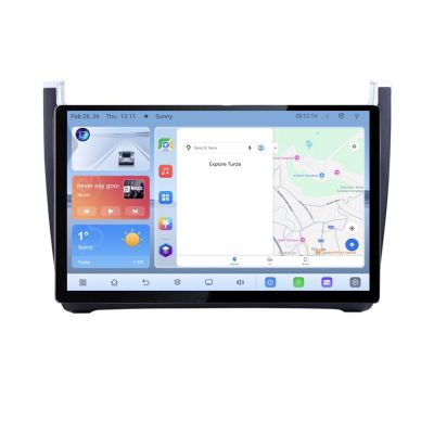 Navigatie dedicata VW Polo 2014- N-655 Edonav ecran 13" 1K 4+64 Android Waze USB Navigatie 4G 360 Toslink Youtube Radio KIT-65