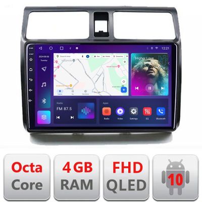 Navigatie Suzuki Swift 2003-2010 B-SWIFT Android Ecran QLED octa core 4+64 carplay android auto KIT-SWIFT+EDT-E310V3