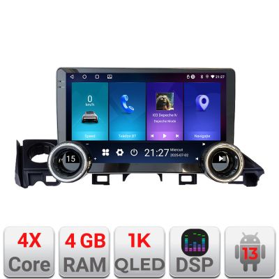 Navigatie Mazda 6 2018-  Edotec  4+64 10.5 inch Incell 1K android Wifi 5Ghz gps internet  Co