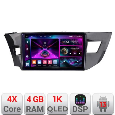 Navigatie Toyota Corolla 2013-2017 A-470  4+64 InCell Display 1K Android Waze USB Navigatie Internet Youtube Radio