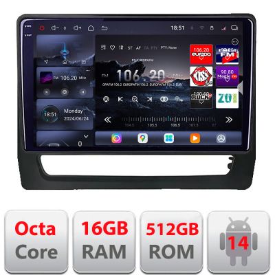 Navigatie Mitsubishi ASX 2019-2022 Edotec Kit-asx2020 8 core QLED 2K 16+512GB 360 Android Waze USB Navigatie Internet Youtube Radio