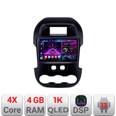 Navigatie Ford Ranger 2011-2015  4+64 InCell Display 1K Android Waze USB Navigatie Internet Youtube Radio
