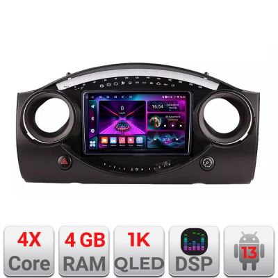 Navigatie Mini intre anii 2004-2006 Android radio gps internet  4+64 InCell Display 1K Kit-mini-03+EDT-E209-RK