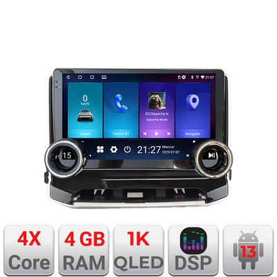 Navigatie Jeep Compass 2021- Edotec Incell 1K 10.5 inch  4+64 carplay android auto radio internet kit-compass2021+EDT-E211-RK+kit-10-9