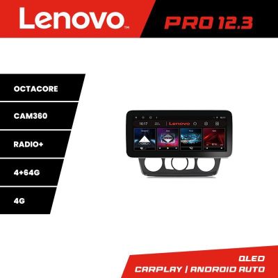 Navigatie BMW Seria 1 E87 2007-2011 clima manuala K-bmw117-manual Lenovo PRO 4+64 12.3 inch qled android 4G DSP gps internet 8Core