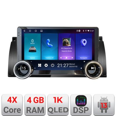 Navigatie BMW E39 si E53 Kit-082 Edotec  4+64 10.5 inch Incell 1K android Wifi 5Ghz gps internet