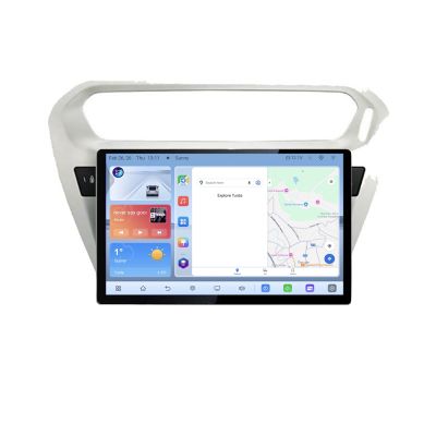 Navigatie Peugeot 301 2012-2020 Qled 1K Octa Core 4+64 LTE 4G DSP Wifi 5Ghz android auto carplay radio gps internet EDT-E413V3 v1