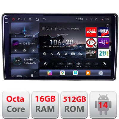 Navigatie Kia Ceed 2010-2012 Android radio gps internet 8 core QLED 2K 16+512GB 360 Edotec