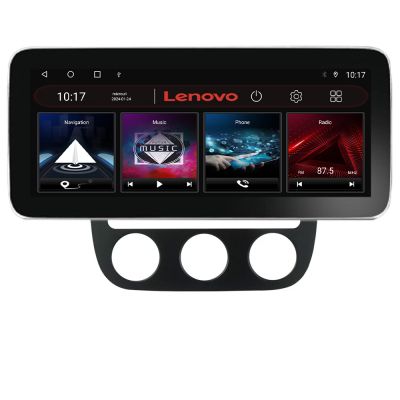Navigatie VW Golf 5 2004-2010 clima automatica Lenovo PRO 8+256 12.3 inch qled android 4G DSP gps internet  KIT-golf5-automatic