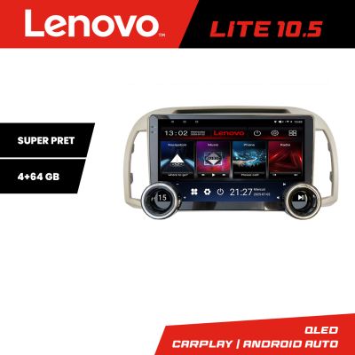 Navigatie Nissan Micra 2002-2010 Lenovo  8 core 4+64 10.5 inch Incell 1K android Wifi 5Ghz gps internet  KIT-micra2003