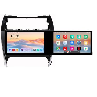 Navigatie Toyota Camry 2012-2018 Edotec 2 ecrane  8 core 4+128 21.6 inch Incell android Wifi 5Ghz gps internet  Kit-camry12