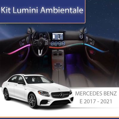 Lumini Ambientale NIGHTVIBE Mercedes W213 E Class facelift set complet control telefon sau sistem original