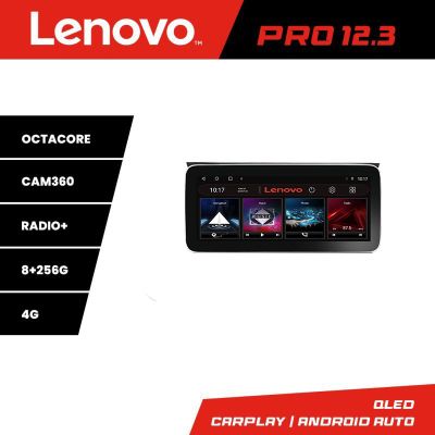 Navigatie VOLKSWAGEN TOURAN 2016- K-3144 Lenovo PRO 8+256 12.3 inch qled android 4G DSP gps internet