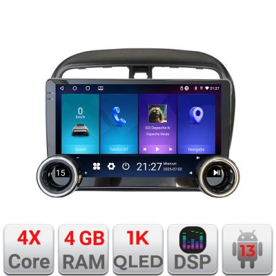 Navigatie Mitsubishi Spacestar Kit-spacestar Edotec  4+64 10.5 inch Incell 1K android Wifi 5Ghz gps internet