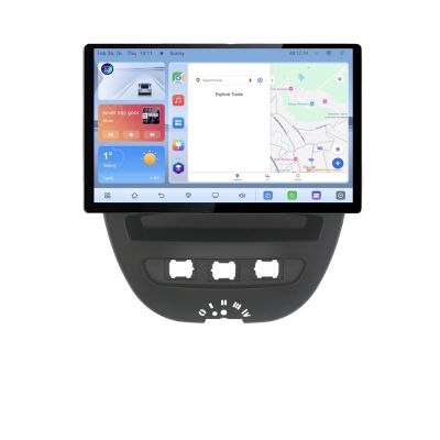Navigatie dedicata Edonav Citroen C1 Peugeot 107 Toyota Aygo 2005-2014, Ecran 1K QLED 13",Octacore,4Gb RAM,64Gb Hdd,4G,360,DSP,Carplay,Bluetooth