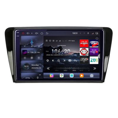 Navigatie Skoda Rapid Seat Toledo 2013+ Android radio gps internet 8 core QLED 2K 16+512GB 360 Edotec V1