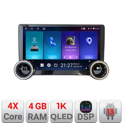 Navigatie Peugeot 308 2013-2018 Kit-308 Edotec  4+64 10.5 inch Incell 1K android Wifi 5Ghz gps internet