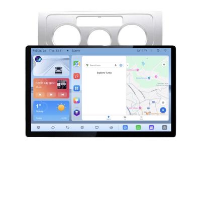 Navigatie dedicata VW Touran 2003-2010 N-TOURAN1 Edonav ecran 13" 1K 4+64 Android Waze USB Navigatie 4G 360 Toslink Youtube Ra