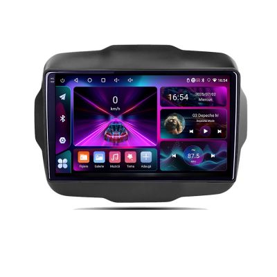 Navigatie Jeep Renegade 2015-2020 A-500  4+64 InCell Display 1K Android Waze USB Navigatie Internet Youtube Radio