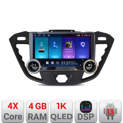 Navigatie Ford Transit Kit-845 Edotec  4+64 10.5 inch Incell 1K android Wifi 5Ghz gps internet
