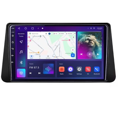 Navigatie Nissan Micra intre anii 2014-2024 Android Ecran QLED octa core 4+64 carplay android auto KIT-micra+EDT-E309V3
