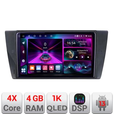 Navigatie BMW Seria 3 E90 A-095  4+64 InCell Display 1K Android Waze USB Navigatie Internet Youtube Radio