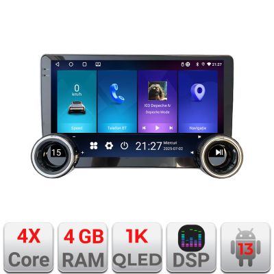 Navigatie Suzuki Splash Opel Agila 2008-2014 Edotec  4+64 10.5 inch Incell 1K android Wifi 5Ghz gps internet  kit-splash- v1