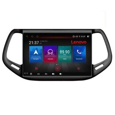 Navigatie Jeep Compass 2017 Lenovo Kit-739 8 core QLED Qualcomm 4+64 360 Android Waze USB Navigatie Internet Youtube Radio