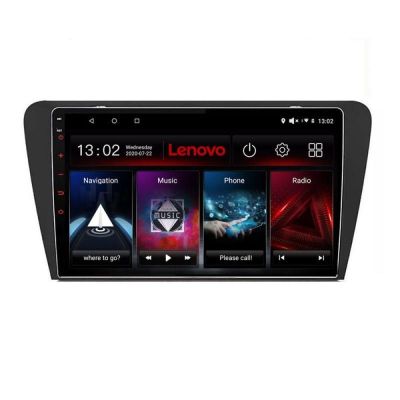 Navigatie Skoda Octavia 3 Lenovo Kit-279 4+64 GB Android Waze USB Navigatie Internet Youtube Radio