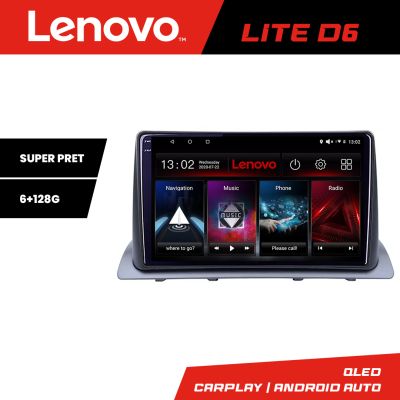 Navigatie Honda CR-V 2023- Lenovo QLED Octa core 6+128 DSP Wifi 5Ghz Android radio gps internet kit-crv2023+LITE-10-6+128