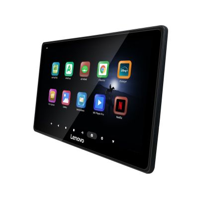Monitor Android LENOVO-F1A-HM07 tetieră cu prindere universală, procesor Quadcore, 4GB ram, 64GB stocare, ecran 10.1 inci, USB, bluetooth