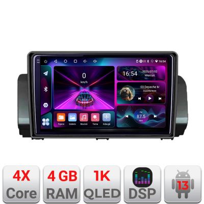 Navigatie Dacia Logan Sandero Jogger LOGAN-2022 Android radio gps internet  4+64 InCell Display 1K Kit-LOGAN-2022+E
