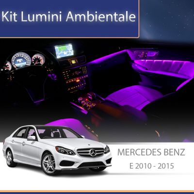 Lumini Ambientale NIGHTVIBE Mercedes E W212 2010-2015 dedicat set complet control telefon sau sistem original