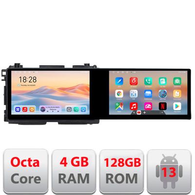 Navigatie Honda HR-V 2013-2018 Edotec 2 ecrane  8 core 4+128 21.6 inch Incell android Wifi 5Ghz gps internet  Kit-hr-v
